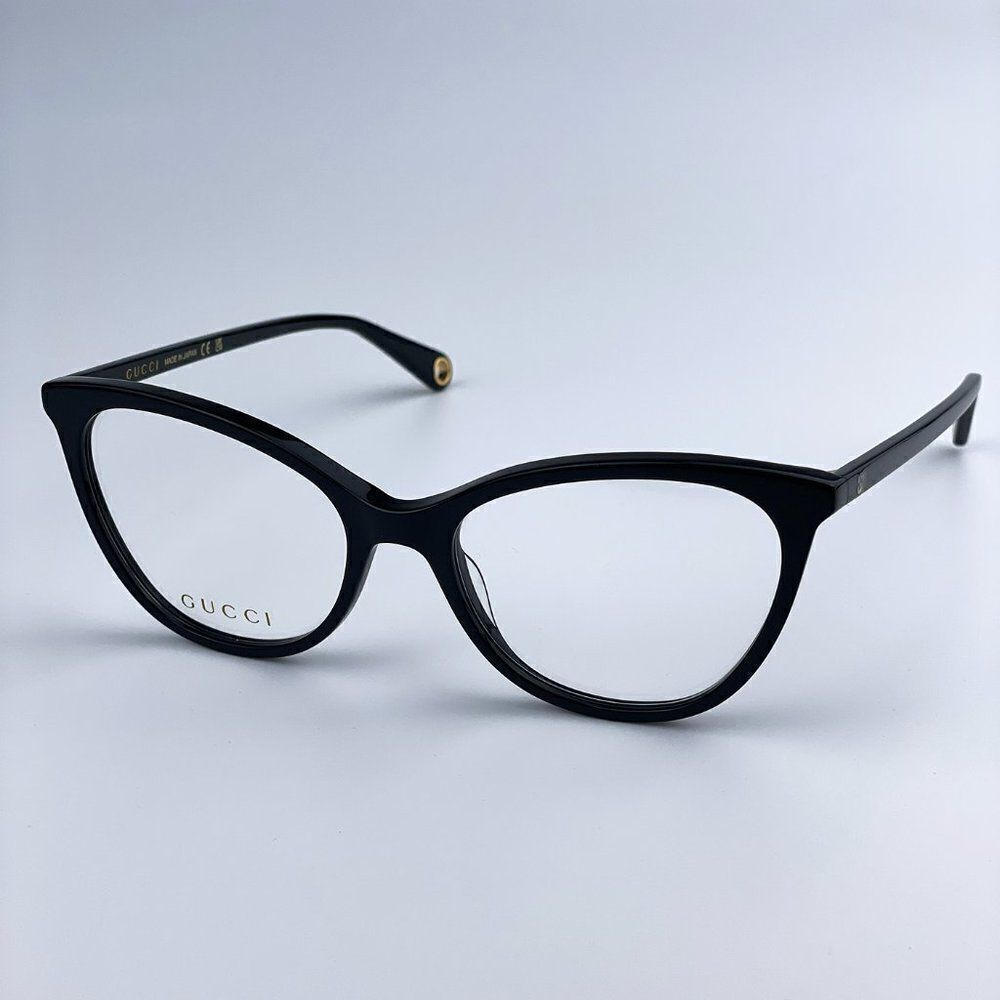 NEW Gucci GG1079O 001 Black Cat Eye Women Eyeglasses - Picture 4 of 14